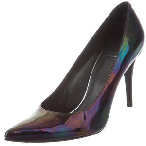 Stuart Weitzman Iridescent Pointed-Toe Pump - 39.5